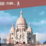 Le Velours - T2 Duplex Calme - Quartier Montmartre Lamarck Apartmán