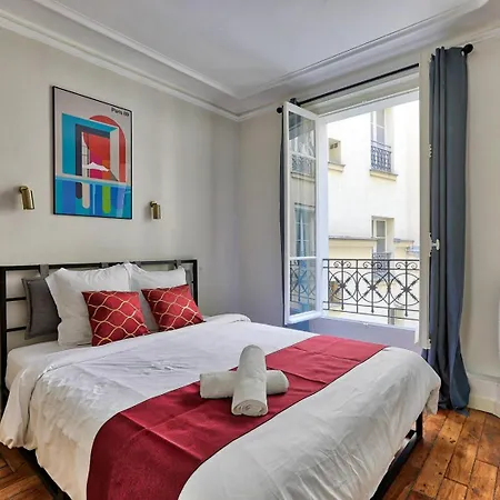 Apartmán Le Velours - T2 Duplex Calme - Quartier Montmartre Lamarck *