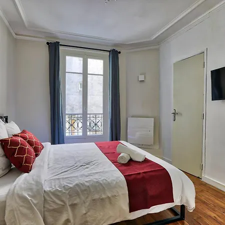 Le Velours - T2 Duplex Calme - Quartier Montmartre Lamarck Apartmán