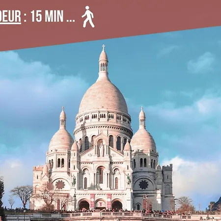 Le Velours - T2 Duplex Calme - Quartier Montmartre Lamarck Διαμέρισμα
