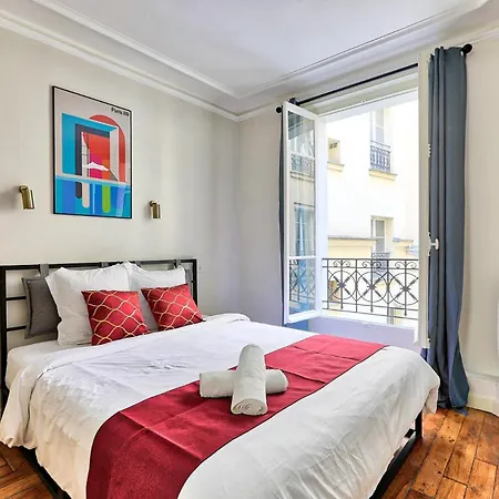 Apartment Le Velours - T2 Duplex Calme - Quartier Montmartre Lamarck Paris